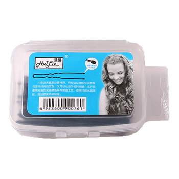 Black one-line hair clip women's side bangs hair card