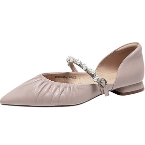 
[Silent Series] Thousand Baidu pleated hollow fashion sandals women's new pearl stunning sandals with versatile temperament