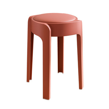 Plastic stool for household use, durable, thick and stackable