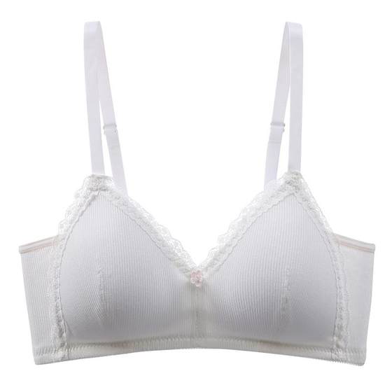 
Jiandanbird without steel ring underwear for girls pure cotton high school students' bra comfortable gathering thin developmental girls' bra