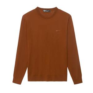 
ANDREW MACKENZIE men's autumn and winter casual and comfortable round neck long sleeve wool pullover sweater knitted sweater