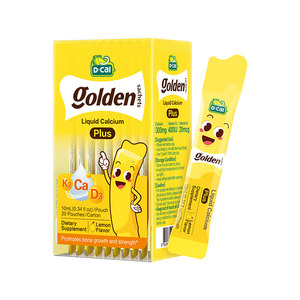 Dcal Diqiao small yellow bar 0 anticorrosive liquid calcium child calcium babies calcium supplement baby calcium vitamin K2D non -milk calcium