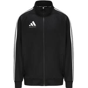 
adidas adidas jacket men and women same top couple classic retro three-bar Korean knitted jacket