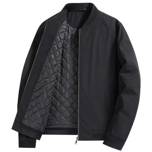 
Romon plus cotton jacket men's autumn and winter thickened warm stand-up collar jacket 2026 new trendy brand men's casual tops