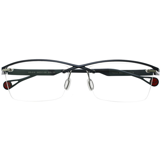 
Japan Ken Okuyama Okuyama Kiyoshi handmade glasses frame men's rimless pure titanium big face genuine glasses frame 218