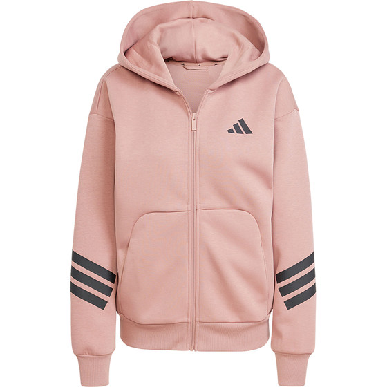 
Adidas/Adidas official authentic new women's sports knitted hooded jacket JE0177