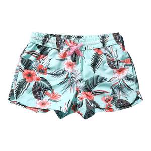 Beach pants for women in summer, loose and quick drying printed three piece pants, beach water, swimming wear, couple shorts for men