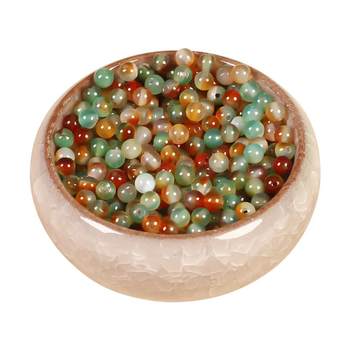 Natural mini agate loose beads and small beads DIY material