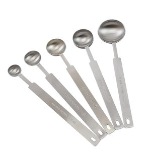 Stainless steel measuring spoon, graduated measuring spoon, small measuring cup, milk powder, coffee spoon, salt spoon, fruit powder spoon, seasoning gram spoon, quantitative spoon