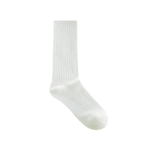 
Himade Japanese thick knitted stockings for men and women with Birkenstockings piled with white socks in spring and summer