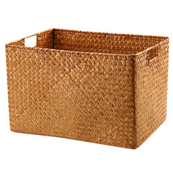 Storage box woven pastoral style toy sundry basket