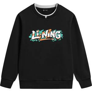
Li Ning children's terry knitted sweatshirt 2026 new spring and summer boys' clothing, girls, middle and large children and teenagers sportswear