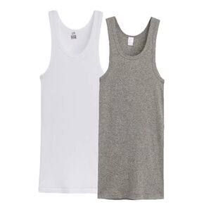 
Three-gun vest men's pure cotton thin summer solid color knitted tight elastic breathable hurdle sports bottoming inner wear sleeveless