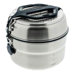 Decathlon outdoor pots and pots portable stainless steel camping