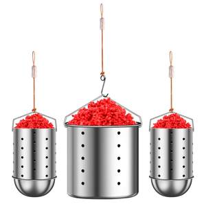 Mengda stainless steel fixed -point nesting device sinks the bottom of the bait field fishing raft automatic long -range fishing player pole nesting artifact
