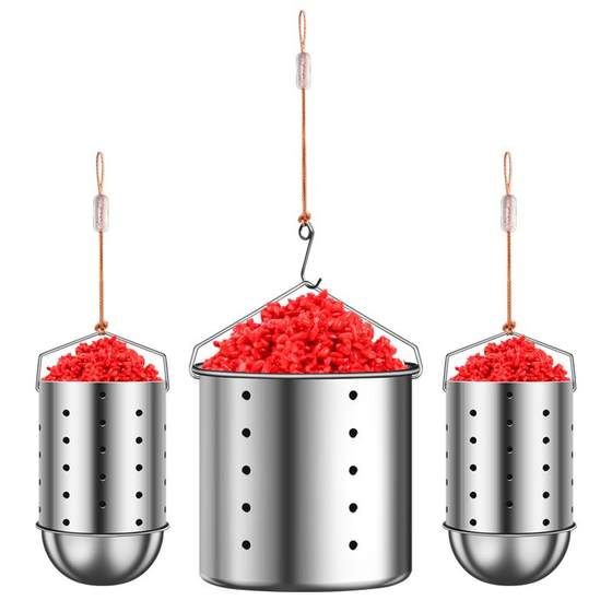 Mengda stainless steel fixed -point nesting device sinks the bottom of the bait field fishing raft automatic long -range fishing player pole nesting artifact
