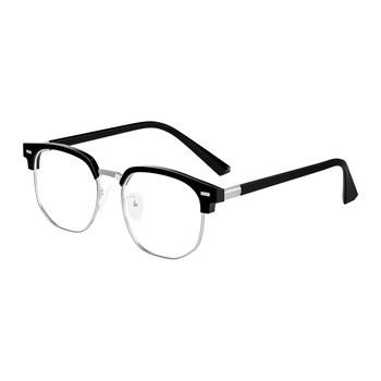 Ultra -light half -frame glasses Swen defense Blu -ray flat light mirror
