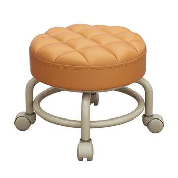 Wheat field universal wheel small stool household pulley stool