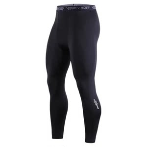 Vitamin long pants men's basketball tight pants sports training fitness winter plus velvet high elastic compressed leggings running
