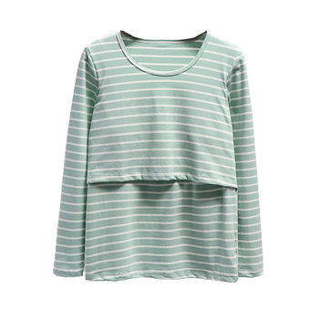 Pure cotton modal pregnant women's postpartum long-sleeved T-shirt spring and autumn