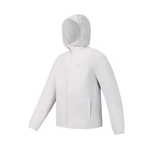 
FILA official women's woven jacket 26 new summer outdoor sports comfortable sun protection waist hooded top