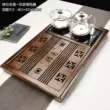Ấm thủy tinh, khay trà gỗ nguyên khối tích hợp hoàn toàn tự động, bộ trà Kung Fu, bàn trà đá, khay thoát nước gia đình lớn bo ban tra dien Bàn trà điện