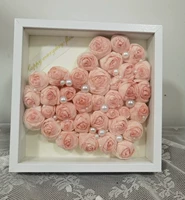 Салфетки с розой в составе, фоторамка на день Святого Валентина, готовый продукт, подарок на день рождения
