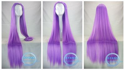taobao agent Fate Grand Order Merdustrus cos wigs long straight beauty purple wig