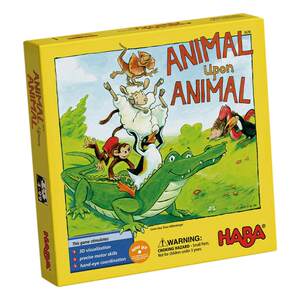 
German HABA early education toy board game 3678 animal pyramid stacking tower block balance 4 years old 3