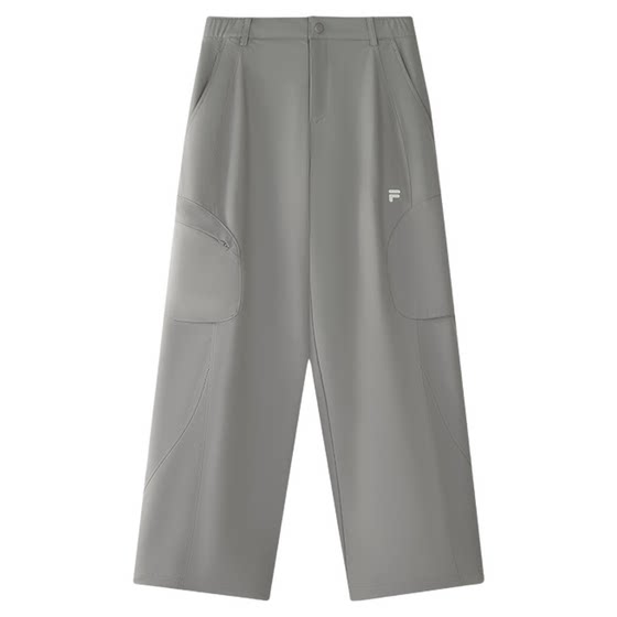 
FILA FUSION Feila woven trousers women's trousers 2026 spring new casual sports pants loose overalls