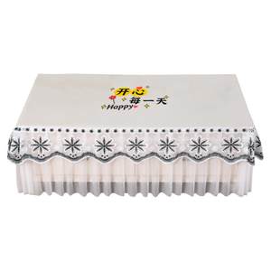 
New waterproof tea table cover, no washing tea table cloth cover, anti-scalding and oil-proof rectangular table protective cover, full-inclusive tea table table mat