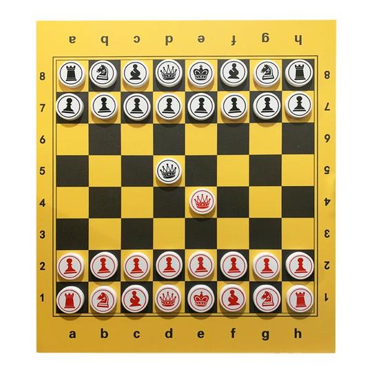 Havnidy Set di Scacchi e Dama 2 in 1 Scacchiera Magnetica in Legno