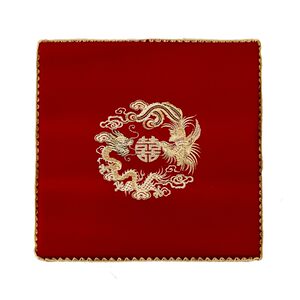 
Kneeling and worshiping wedding tea changing kneeling mats A pair of cushions Wedding Red Wedding Bride Happy Blessing mat set supplies