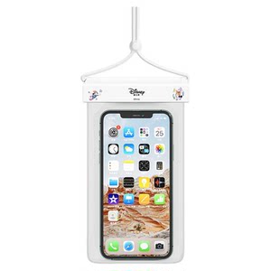 
Disney mobile phone waterproof bag, takeaway, touch screen, special rafting equipment for swimming, snorkeling, seaside underwater shooting