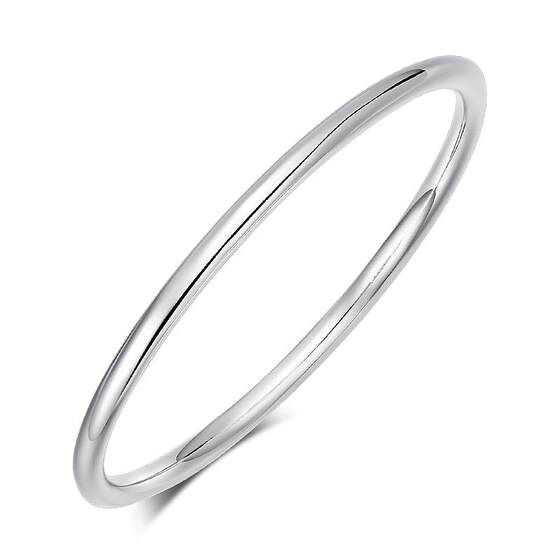 
Yinyifang plain ring silver bracelet for women 9999 sterling silver solid silver bracelet for women 2026 new authentic birthday gift