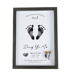 Universal for men and women 0-2 years old private customized hand and footprints