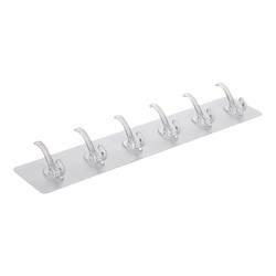 Transparent row hook six-link strong adhesive does not fall off