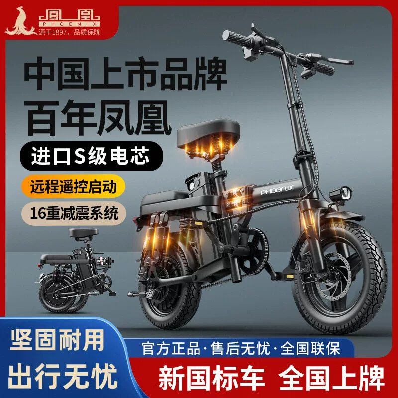 Phoenix, electric handheld folding bike for elderly