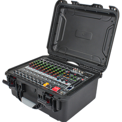 Flood Fa-800 Mixer Professionale A 8 Vie Con Amplificatore Di Potenza Flight Case All-in-one Effettore Digitale Ad Alta Potenza 99 Tipi Di Riverbero Set Audio Domestico Per Prestazioni Importate Da Piccolo Palco Bluetooth