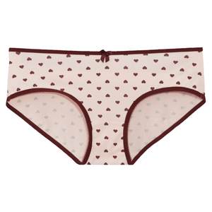 
Greer soft skin-friendly breathable underwear for women bride wedding cotton mid-waist briefs underwear 4 sets