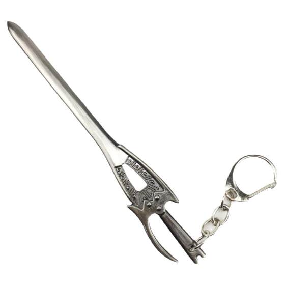 
Fengyun Weapon Model Peerless Good Sword Xiong Dominates the World Figure Weapon Alloy Small Toy Knife Keychain Pendant
