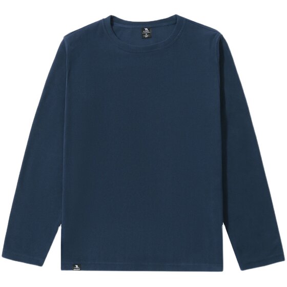 
Camel round neck fleece jacket for women, spring and autumn new warm long-sleeved T-shirt, couple style bottoming shirt, top for men