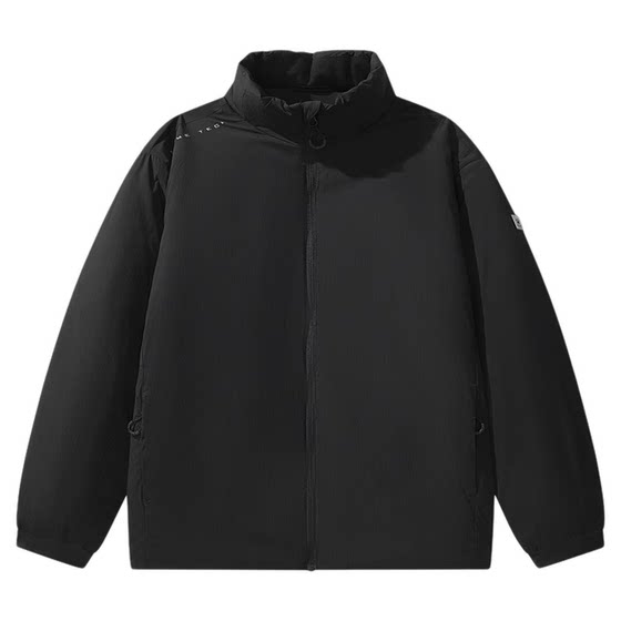 
KELME men's stand-up collar zipper sports cotton coat, light and warm, minimalist style jacket