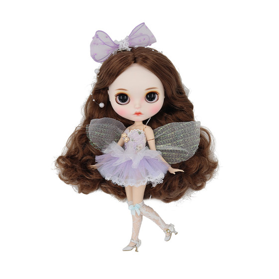 
ICY DBS small doll purple lace fairy four-piece suit clothes azone lijia ob24 doll clothes