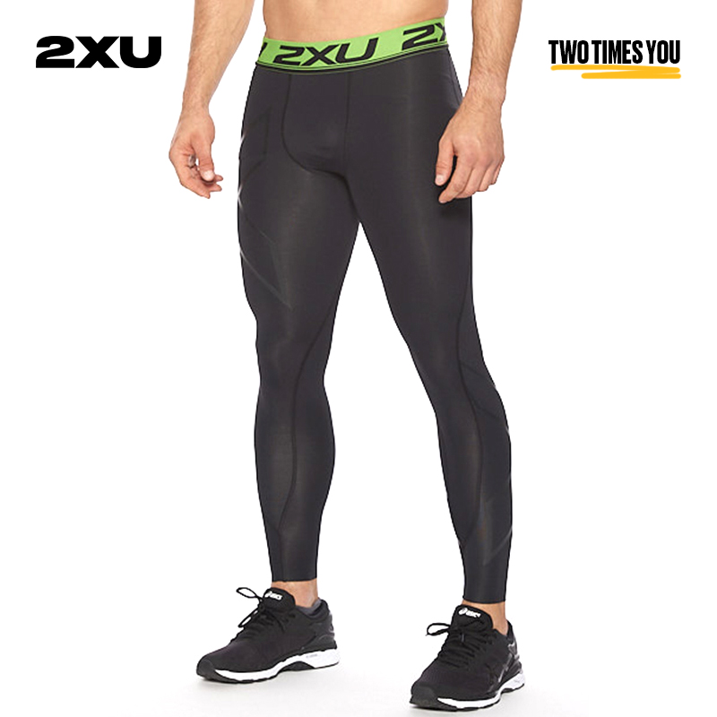 2XU 恢复系列压缩长裤紧身裤男加速恢复健身裤跑步专业田径高压力