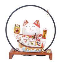 Creative Large Lucky Cat Qr Code Bluetooth Broadcast Checkout Decoration Opening Gift Lucky Home Decoration