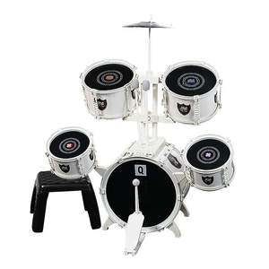 Qiaowa Golden Shelf Children's Toys Beginner Getting started home practice Jazz Drum Drum Drum Instrument 3 years old 6
