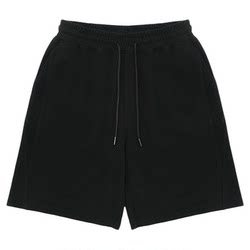 Lujiamen loose heavyweight shorts men's summer new straight printed American high street sports casual pants five-quarter pants