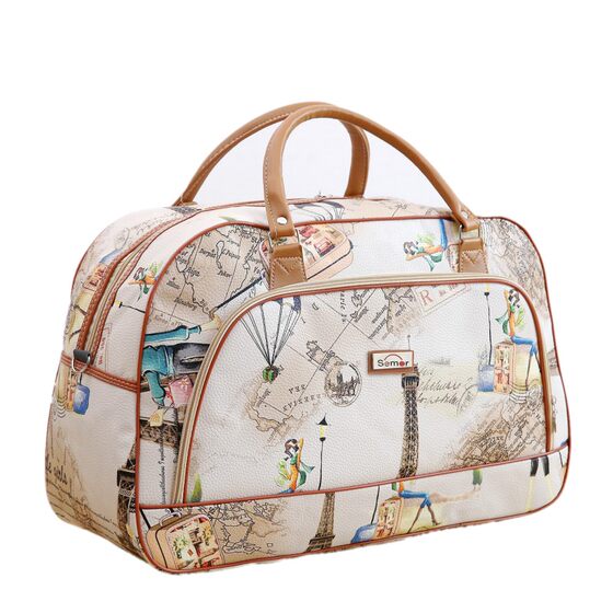 The new Korean version of the travel bag tide luggage package Student cute travel bag traversal bag men's and women's waterproof