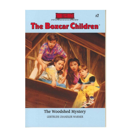 英文原版 The Boxcar Children #7 The Woodshed Mystery 棚车少年历险记#7 木屋之谜 青少年儿童冒险故事阅读进阶桥梁章节书